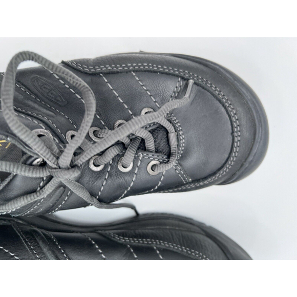 Keen Presidio Shoes Women sz 6.5 Black Leather Comfort Walking Trail Active NWOT - Picture 3 of 8